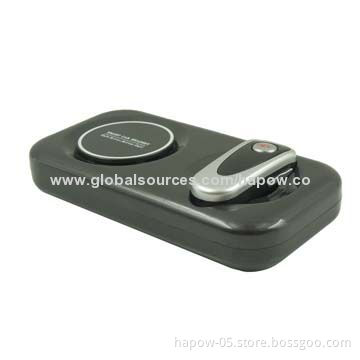 Car Bluetooth speaker with private conversation ear piece for handling phone calls